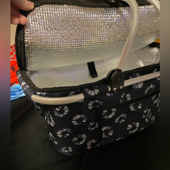 Picnic Style Basket, Lightweight, Insulated & Collapsible - Picture 3 of 7